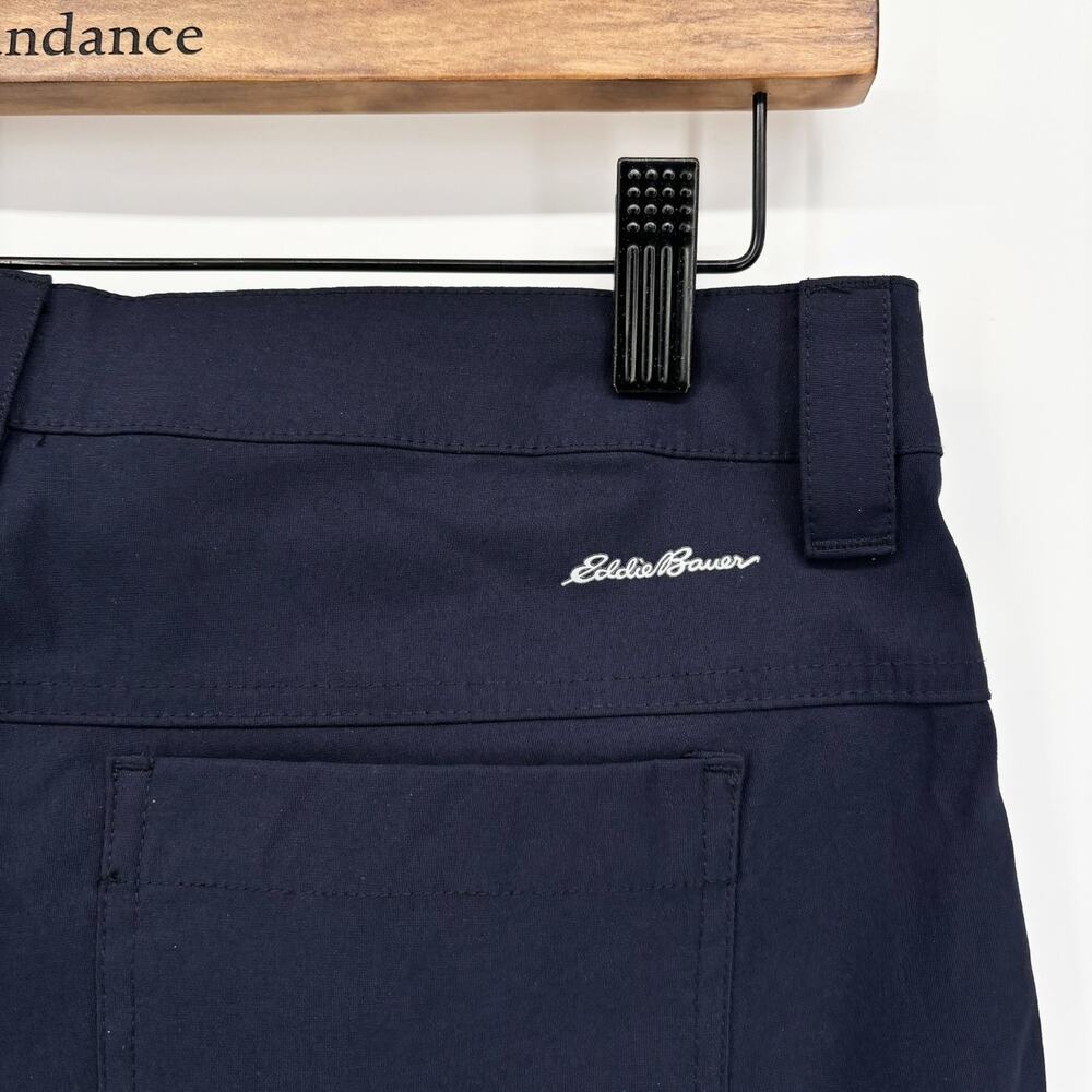 Eddie Bauer Convertible Pants Womens 6 Hiking Zip Off UPF 50 Navy 9.25" Shorts - Picture 5 of 7